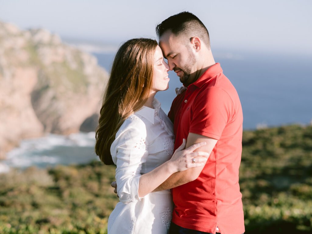 sessão de noivado no cabo da roca