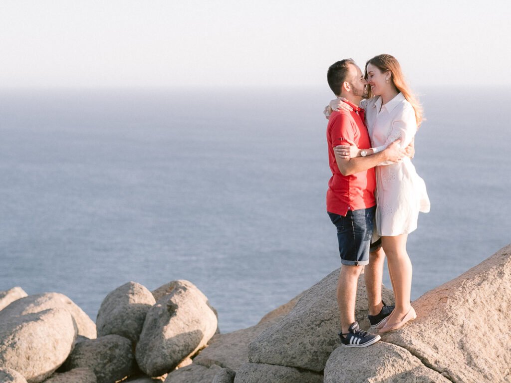 Sessão de Noivado no cabo da Roca - Sintra
