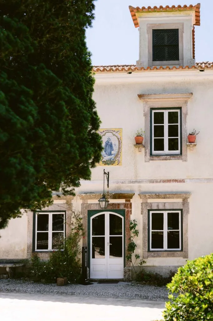 Front building at Quinta do pe da Serra in Colares near Sintra and Cascais