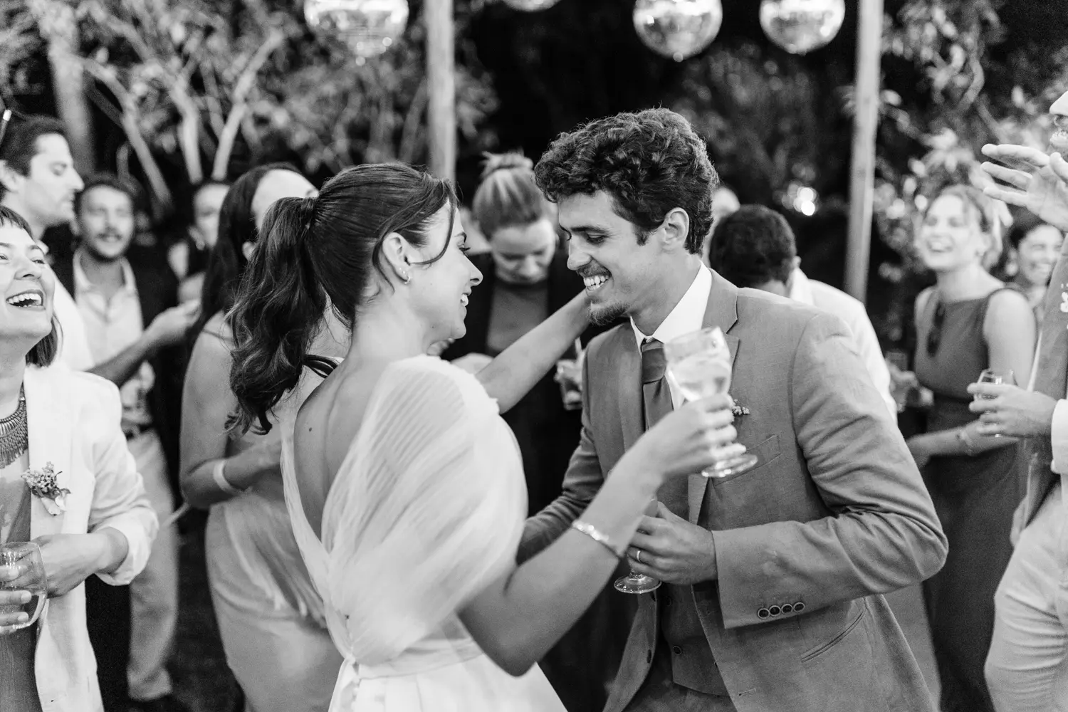 Documentary style wedding photography at Casa das Gaeiras, Obidos, capturing a spontaneous and real moment.