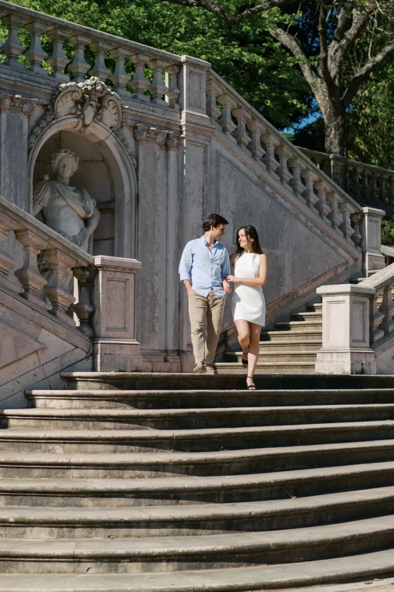 Rita & Gonçalo, Engagement Photoshoot at Vandelli’s Botanical Garden and Belém
